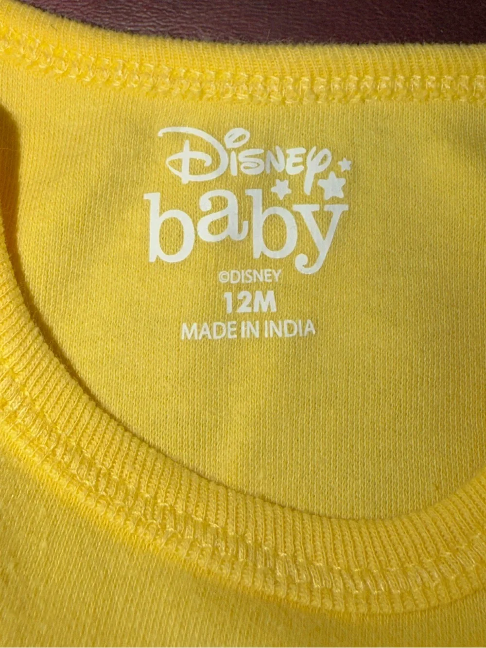 Disney Yellow 'Puppy Love' Long-Sleeve One-Piece